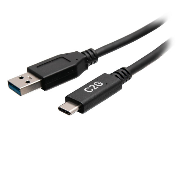C2G C2G28874 6in USB 3.0 USB-C TO USB-A M/M Black - C2G