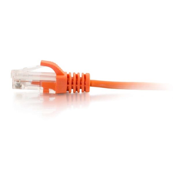 C2G 01175 1ft/0.3m Cat6 Cable UTP Slim 28awg Orng - C2G
