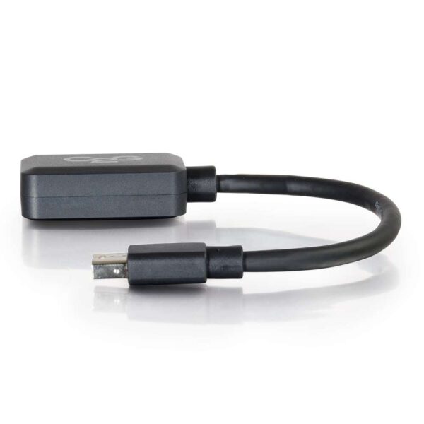 C2G 54313 8in C2G Mini DisplayPort M to HDMI F Black - C2G