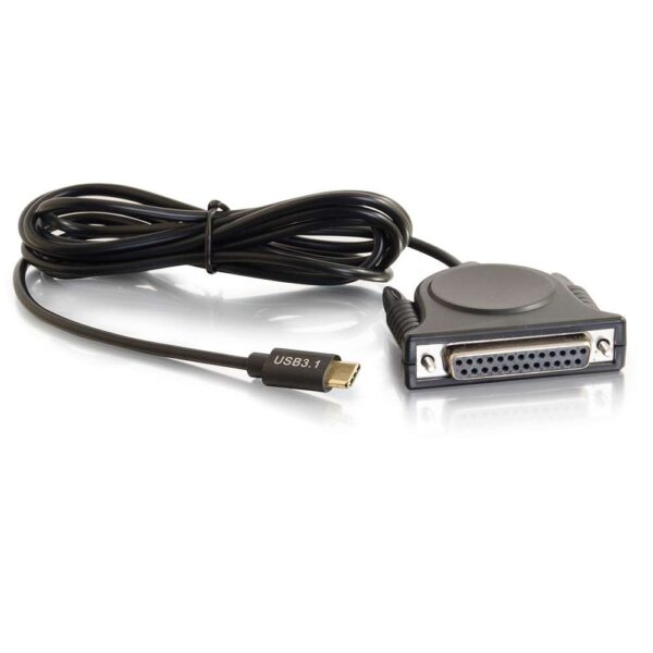 C2G 29480 USB C to DB25 Parallel Printer Adapter - C2G