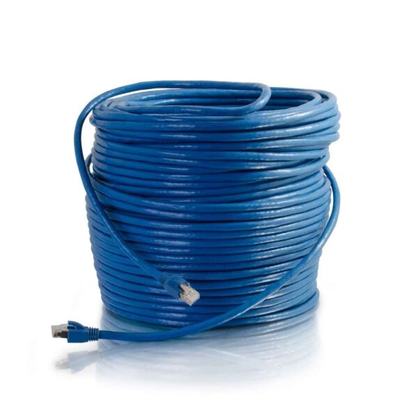 C2G 43169 100ft Cat6 Snagless Solid Stp Cable-Blu - C2G
