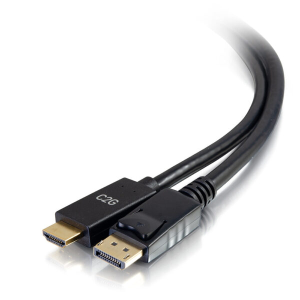 C2G 54433 6ft DP to HDMI Cable 4K Passive Black - C2G