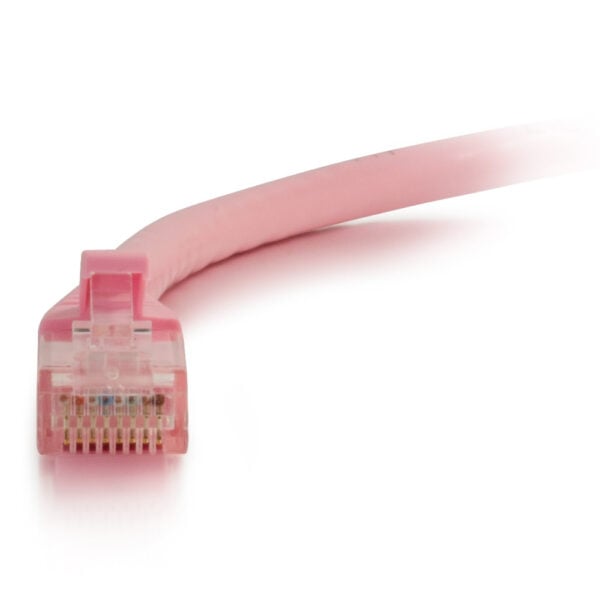 C2G 50869 25ft Cat6a Snagless Utp Cable-Pink - C2G