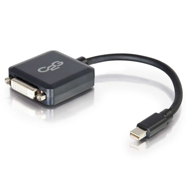 C2G 54311 8in C2G Mini DisplayPort M to DVI F Black - C2G