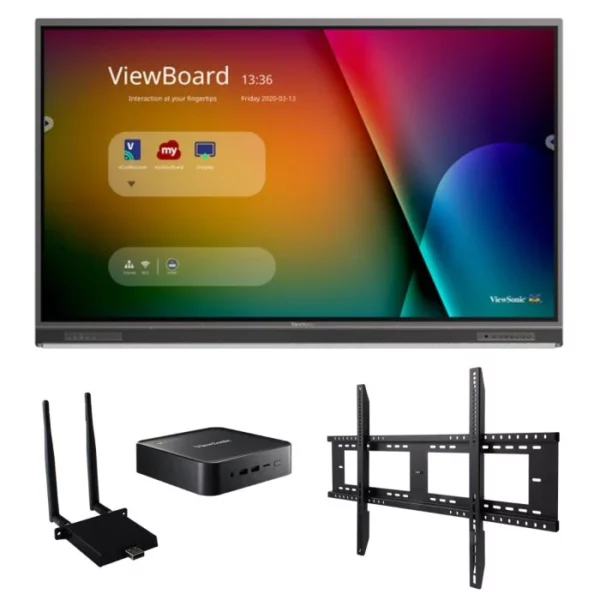 Viewsonic IFP7552-1C-C1 75” ViewBoard® Interactive Flat Panel Bundle with Chromebox - ViewSonic Corp.