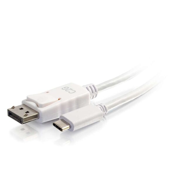 C2G 26882 12ft USB-C to DisplayPort Cable White - C2G