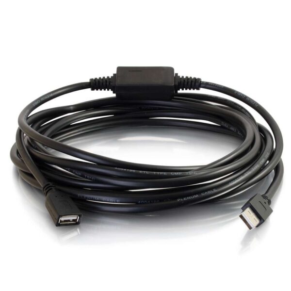 C2G 39010 16ft Plenum USB Active Extension Cable - C2G