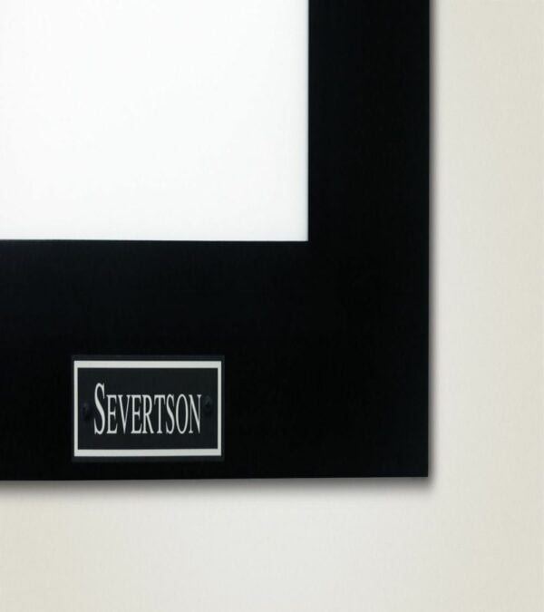 Severtson CF2351653DMP Deluxe Curved Series 2.35:1 165" Projection Screen - SeVision 3D Micro-Perf - Severtson Screens
