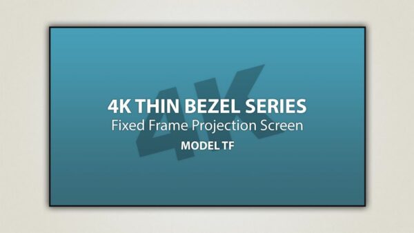 Severtson TF169165BW 4K Thin-Bezel Fixed 16:9 165" Projection Screen - Bright White - Severtson Screens