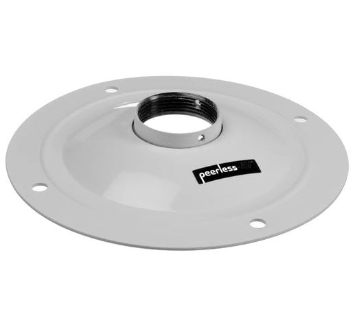 Peerless ACC570W Ceiling Plate - Round White - Peerless