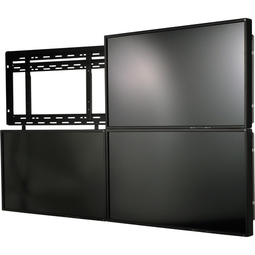 Peerless DS-VW650 SmartMount® Ultra Thin Flat Video Wall Mount For Ultra-thin Displays 40" or larger up-75lb (34kg) - Peerless