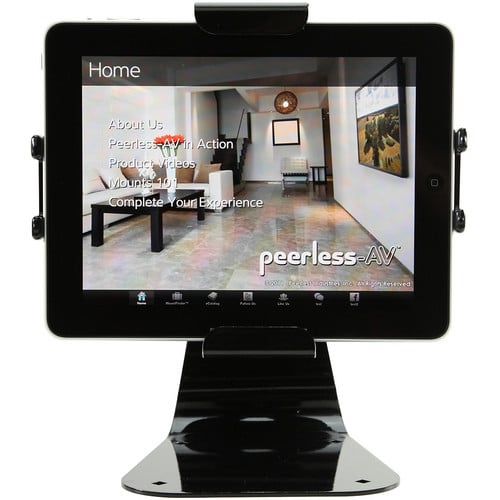 Peerless PTM400 Universal Desktop Tablet Mount For Tablets less than 0.75" - Peerless