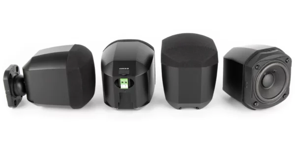 Pure Resonance Audio Restaurant Sound System Featuring 4 Surface Mount Speakers & Bluetooth Mixer Amplifier - Pure Resonance Audio