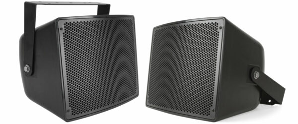 Pure Resonance Audio Commercial Outdoor Speaker System with 4 S10 All-Weather Stadium Loudspeakers, RZMA240BT Multi Zone Bluetooth Mixer Amplifier & PMZ16 Paging Microphone - Pure Resonance Audio