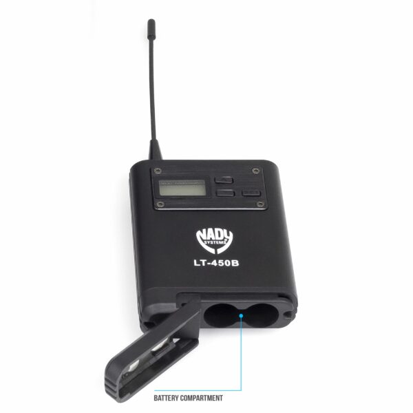 Nady D-450-HT-LT Quad Receiver 200-Channel Digital Wireless Combo Handheld / Lapel Microphone System - Nady