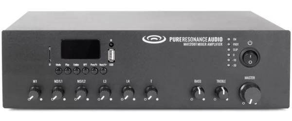Pure Resonance Audio Restaurant Sound System Featuring Indoor/Outdoor Surface Mount Speakers & Bluetooth Mixer Amplifier - Pure Resonance Audio