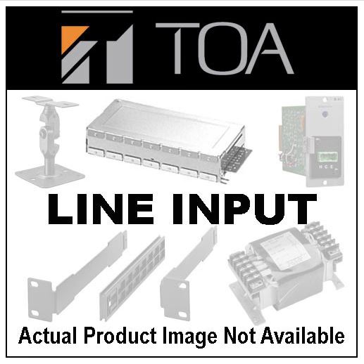Toa Electronics U-43S - Unbalanced Line Input Module with High/Low Cut Filters and Mute-Send for 900 Series (3-Pin Removable Terminal Block) - TOA Electronics