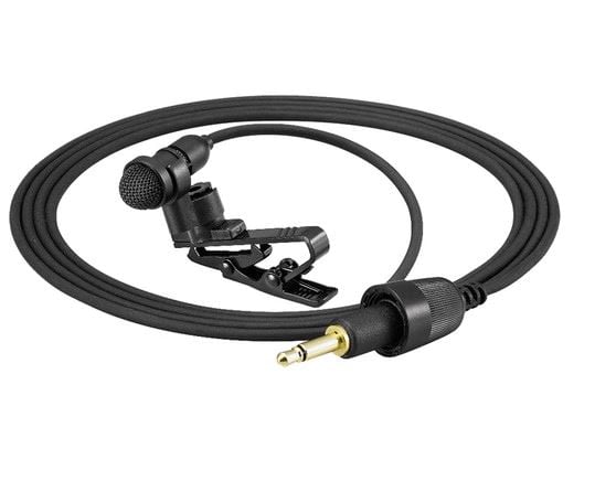 Toa Electronics YP-M5300 Cardioid Lavalier Microphone for Wireless Bodypack Transmitter (Black) - TOA Electronics