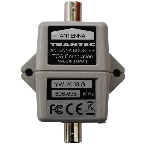Toa Electronics Trantec Antenna Booster for S5.3, S4.14 & S4.4 Series (G Band: 606 - 638 MHz) - TOA Electronics