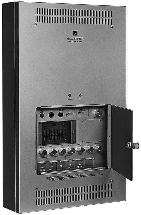 Toa Electronics W-912A - 120 Watt 6-Channel In-Wall Mixer/Amplifier - TOA Electronics