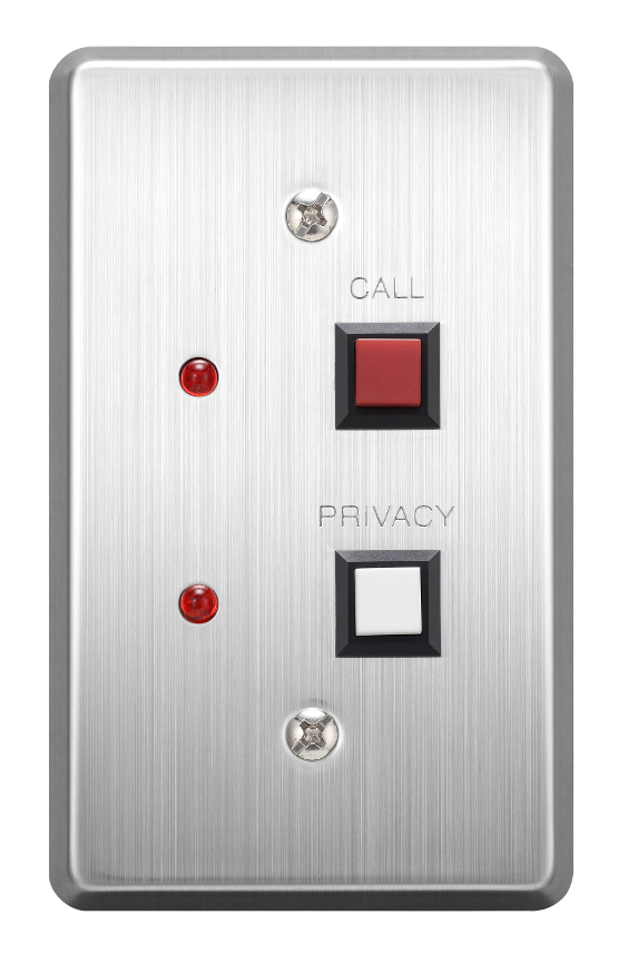 TOA Electronics RS-140 Indoor Switch Plate, Stainless Steel Faceplate - TOA Electronics
