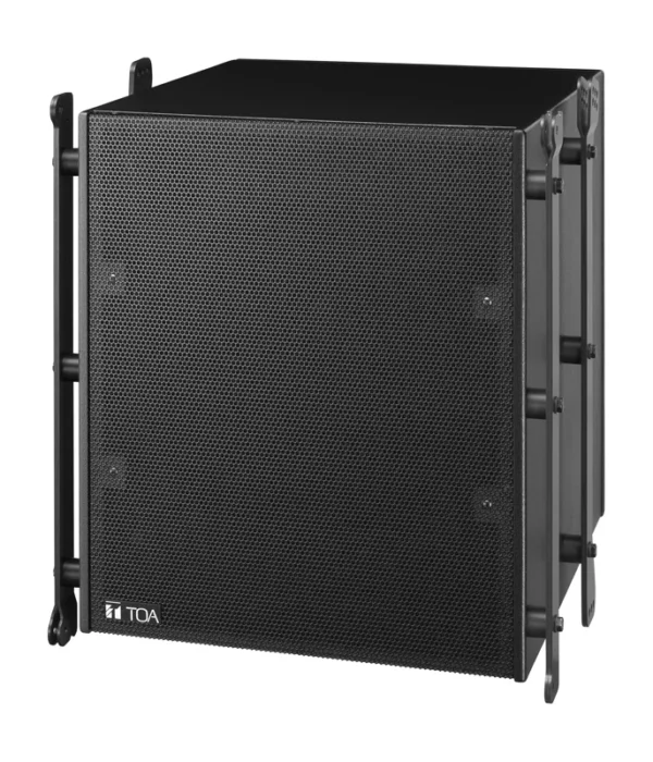 TOA Electronics SR-C15BWP 15" subwoofer w/mounting tie brackets- 8 Ohms/450W RMS- Weather-proof (IPx4)- Black - TOA Electronics