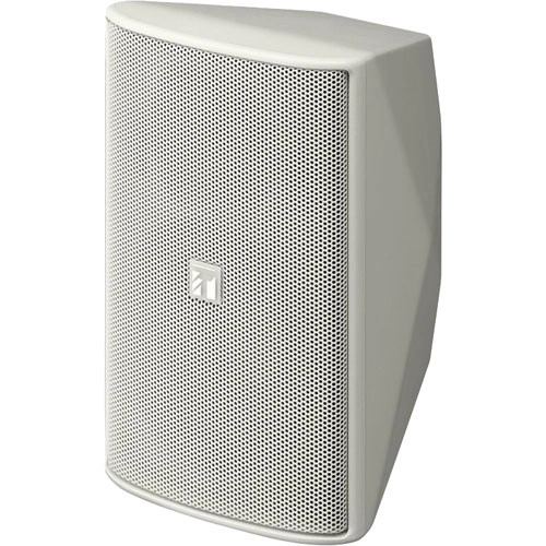 Toa Electronics F1000WTWP Weather Proof Wide Dispersion Box Speaker with Transformer (White) - TOA Electronics