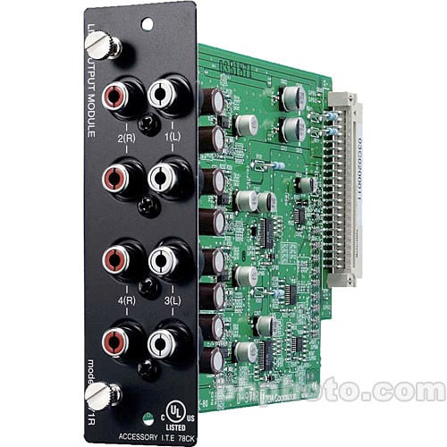 Toa Electronics D-971R - 4 x Unbalanced Line Output Module for D-901 and DP-K1 (RCA-F) - TOA Electronics