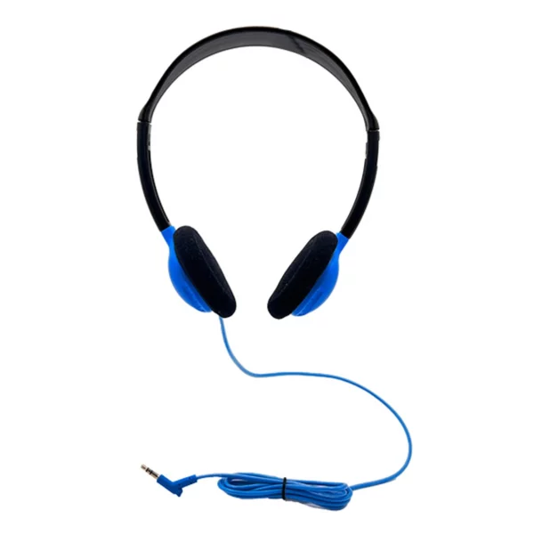 HamiltonBuhl Personal On-Ear Stereo Headphone - BLUE - 200 Pack - Hamilton Electronics Corp.