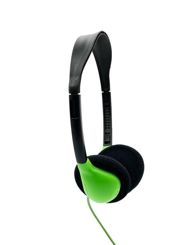 HamiltonBuhl Personal On-Ear Stereo Headphone - GREEN - 200 Pack - Hamilton Electronics Corp.