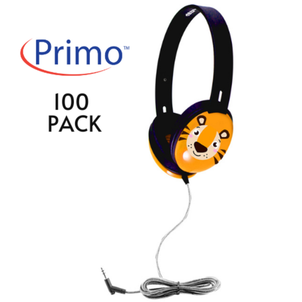 Primo Series "Tiger" Stereo Headphones - 100 Pack - Hamilton Electronics Corp.