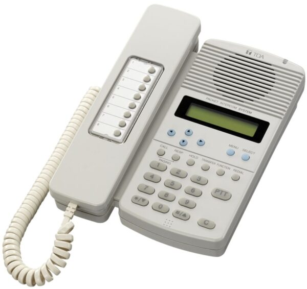 Toa Electronics Master station- LCD- handset- speed-dial (connects to N-8000/8010EX exchanges) - TOA Electronics