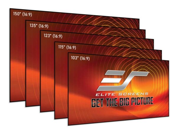 Elite Screens Aeon/FF 110"/16:9 - Cinegrey 5D Edge Free Sound Transparent 4K/8K Ceiling Ambient Light Rejecting - Elite Screens Inc.