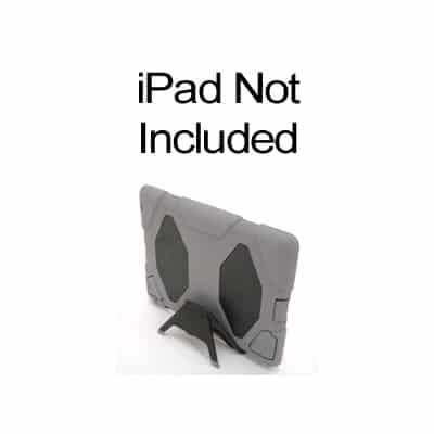 Dukane 185-3A2 Heavy Duty iPad Case for iPad Air 2 - built-in screen protector - Black/Black - Dukane