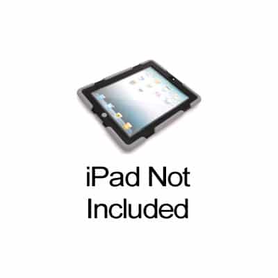 Dukane 185-3M4 Heavy Duty iPad Case for iPad mini 4 - built-in screen protector - Gray/Black - Dukane