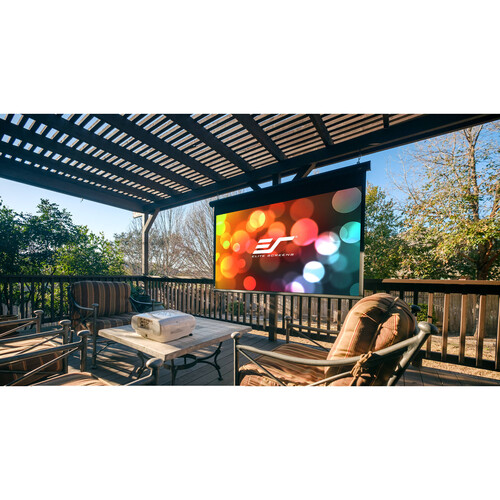 Elite Screens Yard Master Electric 165"/16:9 Outdoor Screen with Rain Protection Projector Screen - Elite Screens Inc.