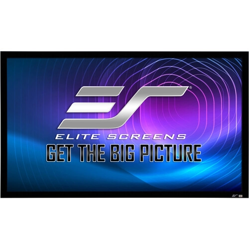 Elite Screens Sable Frame Starbright 9 106" 16:9 4K/8K UHD Ambient Light Rejecting Fixed Frame Projector Screen - Elite Screens Inc.