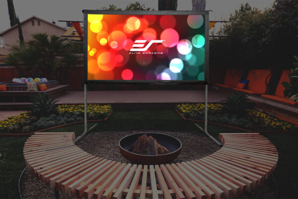 Elite Screens 120" (4:3) Yard Master 2 Front Or Rear Optional Projector Screen Materials - Elite Screens Inc.