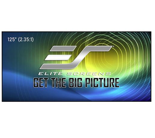 Elite Screens Aeon AcousticPro 235 125" 4K Home Theater Fixed Frame Edge Free Projection Screen - Elite Screens Inc.