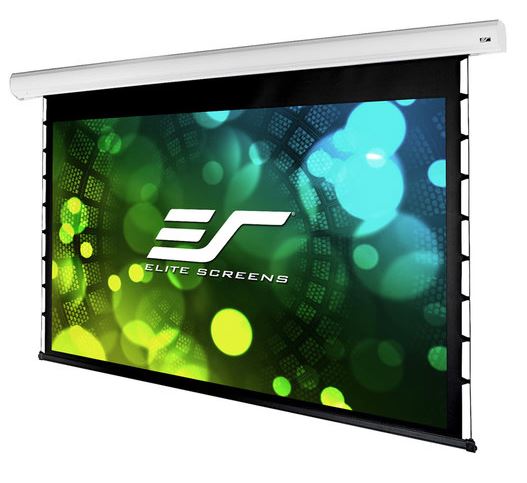 Elite Screens Starling Tab-Tension 2, 120" 16:9, 12" Drop, Tensioned Electric Motorized Projector Screen, Stt120Xw - Elite Screens Inc.