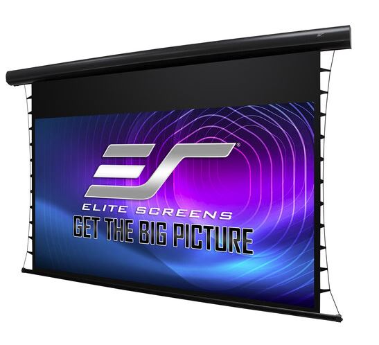 Elite Screens Starling Tab-Tension 2 Cinegrey 4D, 140" Diag., 169 Aspect Ratio, 4K/8K Ultra Hd Celin - Elite Screens Inc.