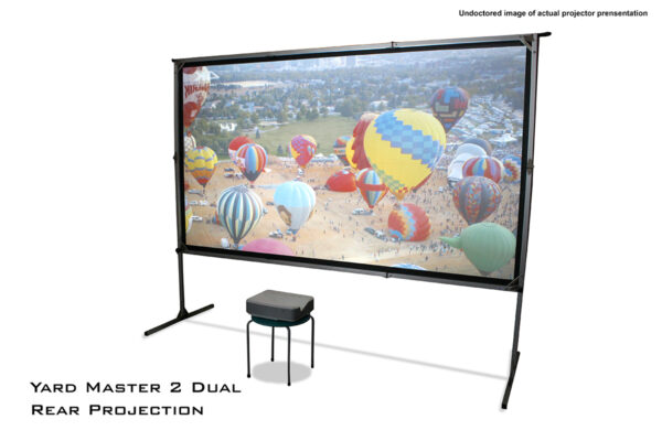 Elite Screens Yard Master 2 Dual 180"/16:9 Indoor/ Outdoor - Wraithveil Dual Outdoor Portable Projector Screens - Elite Screens Inc.