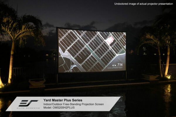 Elite Screens Yard Master Plus Projector Screen Material (Cine White, 120") Outdoor Portable Projector Screens - Elite Screens Inc.