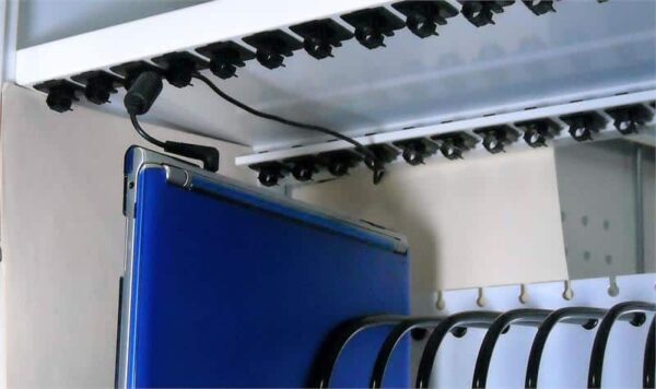 Dukane MCC10 Secure iPad/Tablet Charge Cart Holds 30 iPad's or Tablets, Charge Only - Dukane