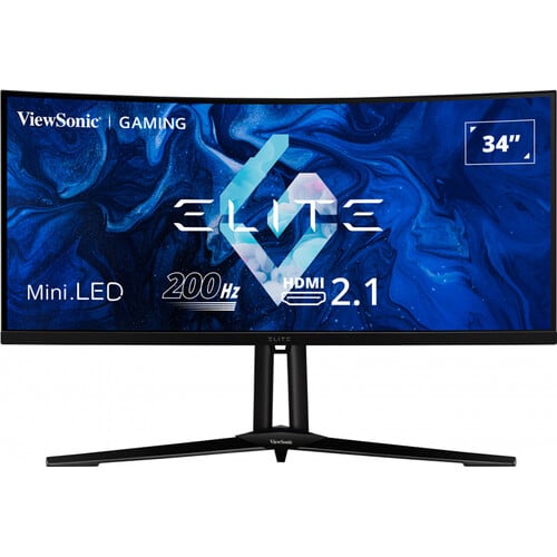 ViewSonic Elite XG341C-2K 34" 1440p HDR 200 Hz Curved Ultrawide Gaming Monitor - ViewSonic Corp.