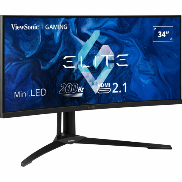 ViewSonic Elite XG341C-2K 34" 1440p HDR 200 Hz Curved Ultrawide Gaming Monitor - ViewSonic Corp.
