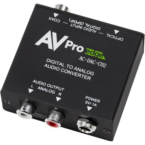 AVPro AC-DAC-CO2 Edge Digital to Analog Audio Converter - AVPro