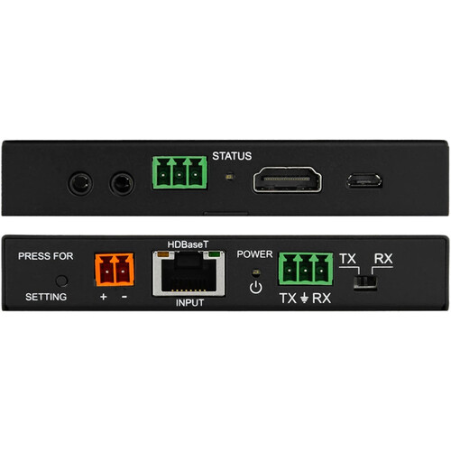 AVPro AC-EX70-444-RNE-P Edge 4K 4:4:4 HDMI 2.0 over HDBaseT Receiver with Power Supply (230') - AVPro