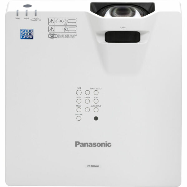 Panasonic PT-TMW380U 3,800 Lumens, WXGA (1280 x 800), LCD Short-Throw Laser Projector - Panasonic