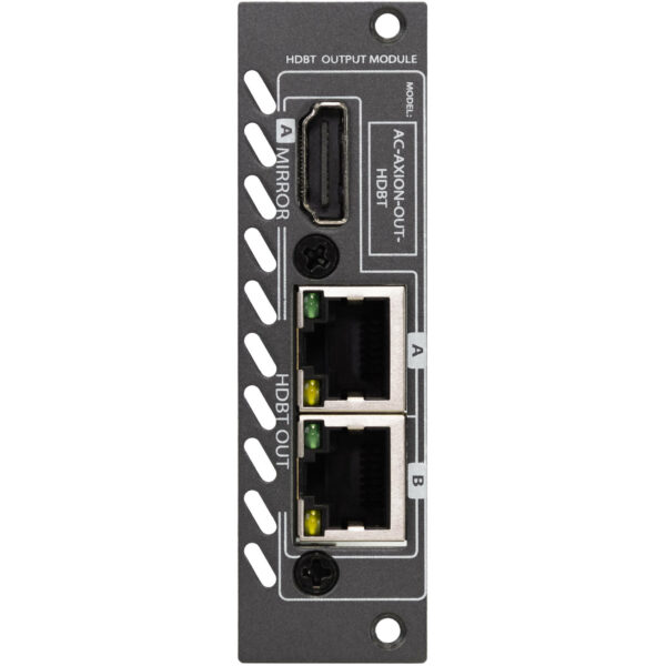 AVPro AC-AXION-OUT-HDBT Edge 2 x HDBaseT 4K60 and 1 x HDMI Mirrored Port Output Card for Axion-X Chassis - AVPro